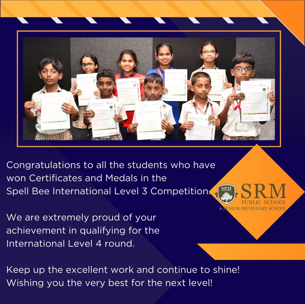 Spell Bee International Level 3 Competition - SRM Public School