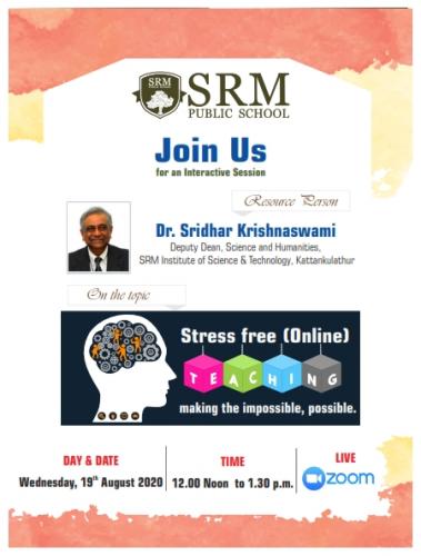 Interactive Session for Stress Free (Online) Teaching